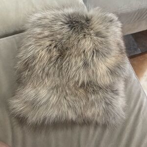 Fur cross body bag